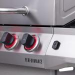Charbroil 4-Burner Propane Gas Grill with Side Burner