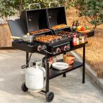 Royal Gourmet 2-Burner Gas and Charcoal Grill