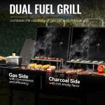 Royal Gourmet 2-Burner Gas and Charcoal Grill