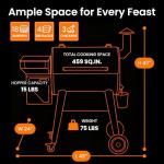 Z GRILLS 8-in-1 Electric Wood Pellet Grill