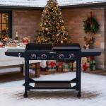 Royal Gourmet Portable 4-Burner Flat Top Grill