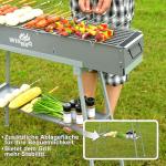 Portable Charcoal Hibachi Grill for Outdoor Cooking