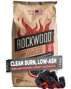 Rockwood 100% MO Hardwood Lump Charcoal - 3 Bags