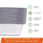 30-Pack Disposable Drip Pan Liners for Griddles