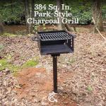 Ash & Ember 384 Sq. In Park-Style Charcoal Grill