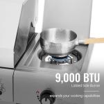 Large Stainless Steel BBQ Grill with Side Burner