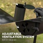 Royal Gourmet 28-Inch Charcoal Grill and Smoker