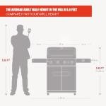 Monument Stainless Steel 4-Burner Propane Grill