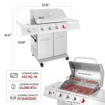 Royal Gourmet 4-Burner Stainless Steel Gas Grill