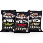 Bear Mountain 3-Pack Hardwood BBQ Pellets, 20 Lb