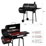 Royal Gourmet 30" Charcoal Grill and Smoker