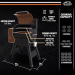 Pro Series 22-Inch Bronze Pellet Grill and Smoker