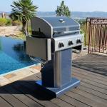 Kenmore 3-Burner Propane BBQ Grill with Wheels