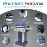 Kenmore 3-Burner Propane BBQ Grill with Wheels