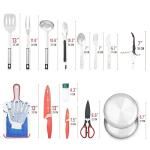 21-Piece Camping Cooking Set and Utensils