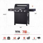 Monument Grills 4-Burner Propane Gas BBQ Grill