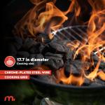 Megamaster 18" Portable Charcoal Grill with Vent