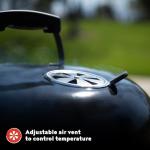 Megamaster 18" Portable Charcoal Grill with Vent