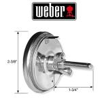 Weber Center Mount Thermometer 2-3/8" Diameter