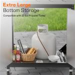 VeraLune 5-Burner Propane Gas Grill with Side Burner