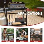 Royal Gourmet PC3401B Grill Prep Table