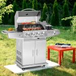 4-Burner Stainless Steel Propane Gas Grill