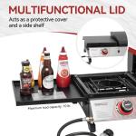 Royal Gourmet 3-in-1 Portable Gas Griddle