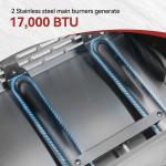 Royal Gourmet 3-in-1 Portable Gas Griddle