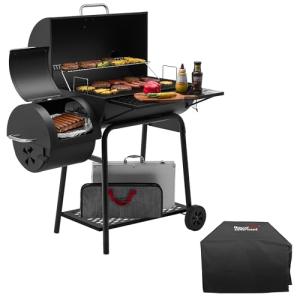 Royal Gourmet 28-Inch Charcoal Grill and Smoker
