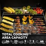 Royal Gourmet 28-Inch Charcoal Grill and Smoker