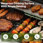 Endark 6-Burner Propane Gas Grill with Side Burner