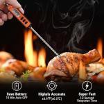 Instant Read Meat Thermometer with 5.35" Probe