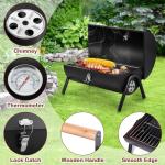 Leonyo Portable Charcoal Grill for Outdoor BBQs