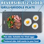 Cast Iron Reversible Grill Plates for Monument Grills