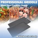 Cast Iron Reversible Grill Plates for Monument Grills