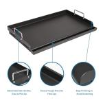 Utheer 25" Pre-Seasoned Cast Iron Griddle