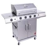 Charbroil 4-Burner Propane Gas Grill with Side Burner