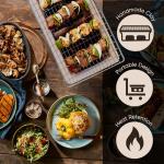 Fire Sense Yakatori Charcoal Cooking Grill - Tan