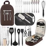 30-Piece Camping Cookware Utensils Set