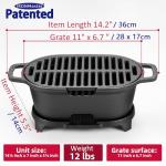 IronMaster Mini Cast Iron Hibachi Grill