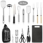 Stainless Steel Camping Grill Tools Set