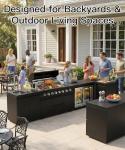 Modular BBQ Kitchen Island with Electric Rotisserie