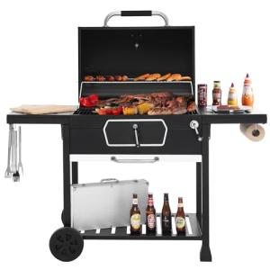 30-Inch Charcoal Grill for Backyard BBQ Fun