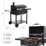 30-Inch Charcoal Grill for Backyard BBQ Fun