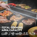 30-Inch Charcoal Grill for Backyard BBQ Fun