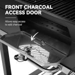 30-Inch Charcoal Grill for Backyard BBQ Fun