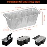 50-Pack Aluminum Drip Pans for Blackstone Griddles