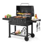 Heavy-Duty Oversized Charcoal Grill for Backyard