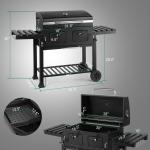 Heavy-Duty Oversized Charcoal Grill for Backyard