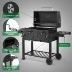 Heavy-Duty Oversized Charcoal Grill for Backyard